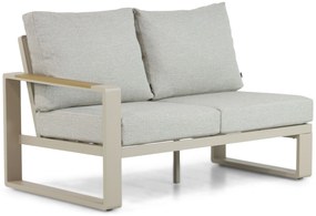 Hoek loungeset 5 personen Aluminium/Polywood (teakfinish) Taupe  Lifestyle Garden Furniture Lezo