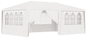 vidaXL Partytent met zijwanden professioneel 90 g/m² 4x6 m wit