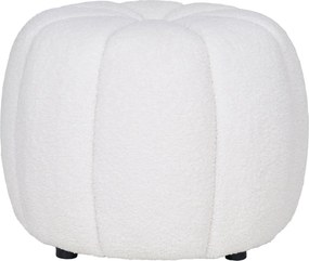 Paisley Poef Bouclé - Off-White