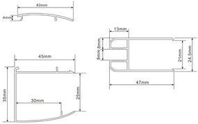 Mueller Augsburg Inloopdouche 1300x2000 Anti-kalk