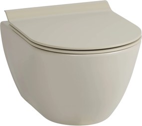 Ben Segno hangtoilet met toiletbril compact Xtra glaze+ Free flush mat beige