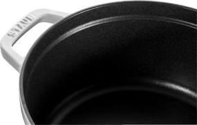 Staub La Cocotte Cocotte 26 cm / 5,25 l, Rond, Puur wit - La Cocotte - Staub