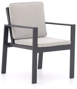 Dining tuinstoel | Bellagio  Vezzano | Aluminium | Grijs | Kees Smit Tuinmeubelen