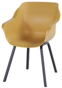 Sophie Element dining tuinstoel curry yellow Hartman