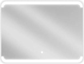 Mexen Nida verlicht badkamerspiegel 80 x 60 cm, LED 6000K, antivlam - 9806-080-060-611-00