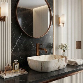 Opzetwastafel Rea Belinda Marrone Shiny