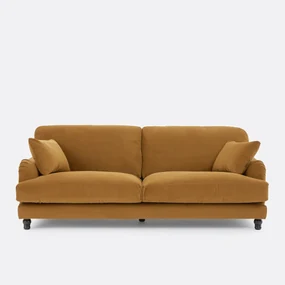 3 of 4-zitsbank van mêlée polyester, Noon