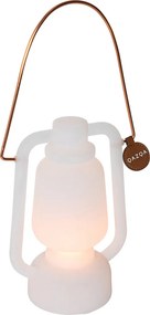Tafellamp wit oplaadbaar 22 cm IP44 - Storm Mini