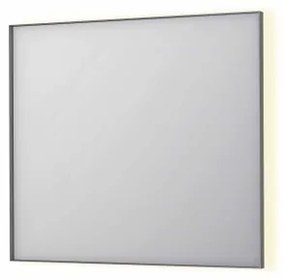 INK SP32 spiegel - 90x4x80cm rechthoek in stalen kader incl indir LED - verwarming - color changing - dimbaar en schakelaar - geborsteld RVS 8410053