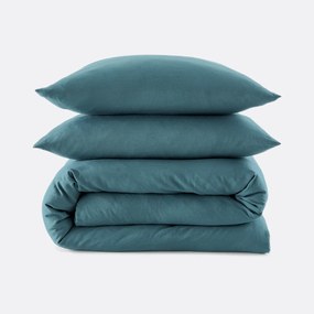 Bedset in gewassen microvezel, recycled polyester