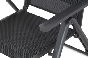 Tuinset 4 personen 92 cm Aluminium/Textileen /Aluminium/textileen Grijs Hartman Royal