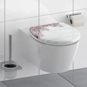 SCHÜTTE Toiletbril met soft-close FLOWERS & WOOD