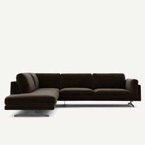 Hoekbank fluweel, César