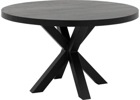Goossens Eettafel Blade, Strak blad rond 110 x 110 cm 6 cm dik