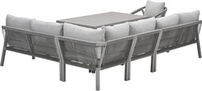 Garden Impressions Tarera lounge dining set 6-delig incl stoel - taupe