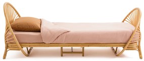 Bed en bedbodem in rotan, Sielo