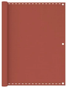 vidaXL Balkonscherm 120x400 cm HDPE terracottakleurig