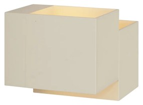 Moderne wandlamp beige 2-lichts - Transfer Double