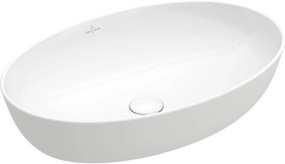 Villeroy & Boch Artis opzetwastafel ovaal 61x41cm.z/kraangat z/overloop Wit