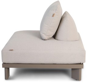 Loungeset tuin 6 personen Aluminium Taupe  Santika Furniture Santika
