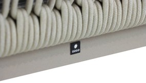 Tuinset Ronde Tuintafel 6 personen 180 cm Aluminium/Rope Taupe  Coco Sevilla/Fungo