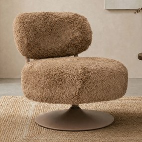 Fauteuil Draaibaar Taupe