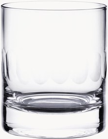 Mondgeblazen kristallen whiskyglazen Lens, 4-delig