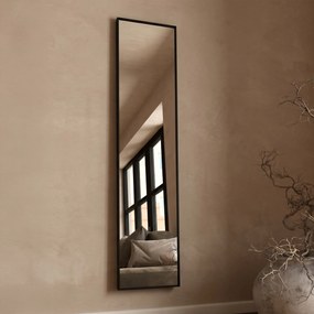 Kare Design Bella Smalle Spiegel Zwart 180x30 Cm - 30x180cm
