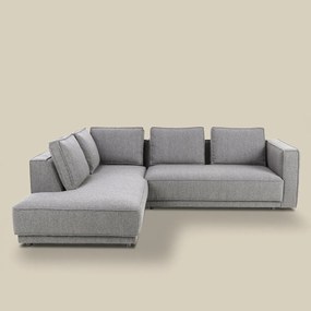 Hoekbank Grijs Boucle Hoek Links