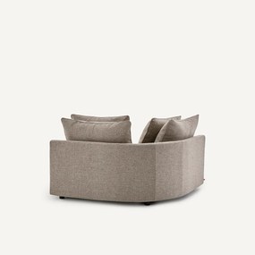 Modulair hoekbank in tweed, TIBERIO