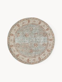 Rond handgeweven chenille vloerkleed Rimini