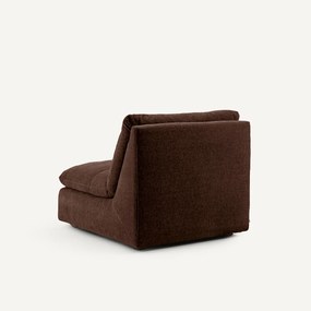 Modulaire fauteuil van chenillefluweel, Giuliano