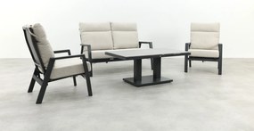 Lagos/Milford stoel-bank loungeset 4-delig verstelbaar