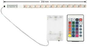 RGB LED Strip Waterdicht Op 3xAA Batterijen, Onderbouw