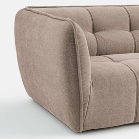 2-zits bank van gemêleerd polyester, Simone