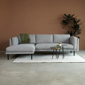 Boucle Stof Bank Grijs