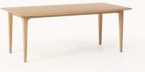 Eettafel Archie van eikenhout, in verschillende formaten