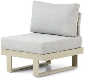 Hoek loungeset 6 personen Aluminium Taupe  Lifestyle Garden Furniture Lorenzo