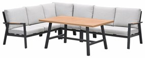 Garden Impressions Lissabon lounge dining set 5-delig - valley sand