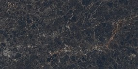 Mexen Slik Emperador Zwart monster van geglazuurde gerectificeerde gres G1, vloer- en wandtegel, hoge glans - TL207-01-S