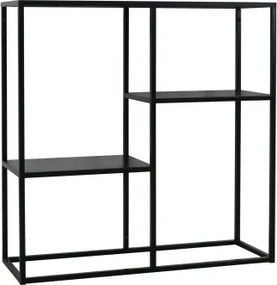 Thura Stelling 80x80 Cm Van Staal Zwarte Koolstof - Sklum