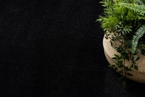 Tapijt HAMPTON Chick rond kader zwart