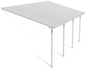 Feria Palram polycarbonaat terrasoverkapping - Canopia 3 x 6,1 m wit