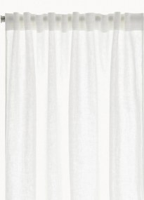 Linnen lichtdoorlatende multibandgordijnen Malva, 2-delig, B 135 cm