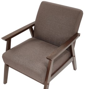 Fauteuil bruin ASNES Beliani