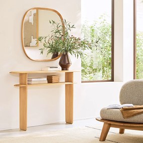 Wandconsole in massief eik, Iloss