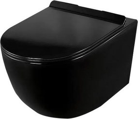 MISA WC PODWIESZANA LOYD SLIM BEZRANTOWA CZARNA