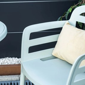 Garden Impressions Mira balkonset 3-delig - Faria tuintafel Ø60 cm - olijf