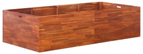 vidaXL Plantenbak verhoogd 200x100x50 cm acaciahout