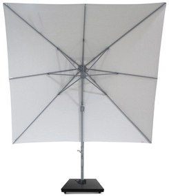 Zweefparasol  3x3m S2 Excellent (incl. voet + hoes) Grijs-antraciet Camello Luna